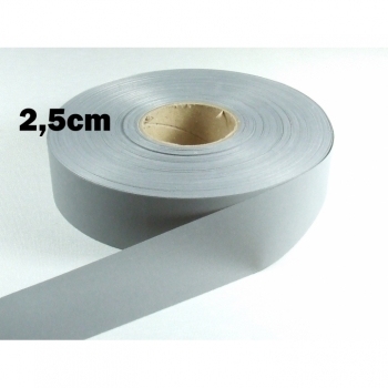 Reflective tape, reflective tape, safety tape width 25mm gray reflective