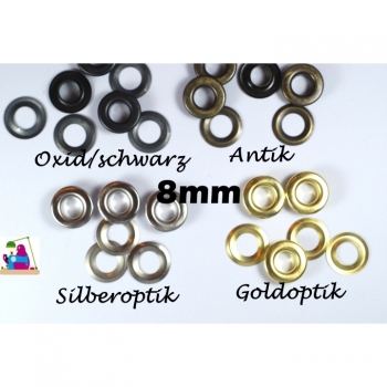 Eyelets 8mm 2 pieces 