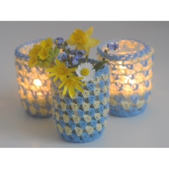 Kaufen Windlicht Kerze Vase Frühlingsdeko Ostern Deko Tischdeko. Bild 5
