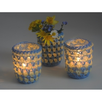 Kaufen Windlicht Kerze Vase Frühlingsdeko Ostern Deko Tischdeko. Bild 2