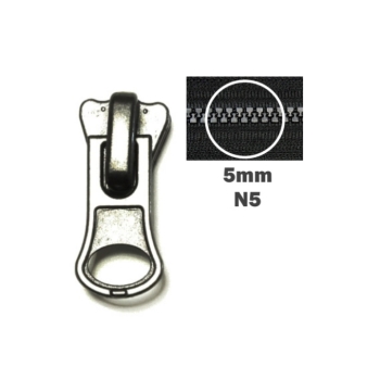 Buy Schieber Zipper Ersatzzipper Reparatur Umtausch 5mm N5 . Picture 1