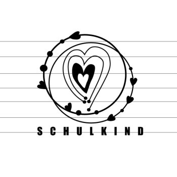 Plotter file school child heart back to school 
