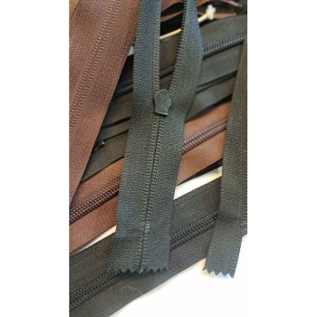 Kaufen Reissverschluss nicht teilbar 20cm 7mm N7 schwarz braun. Bild 3