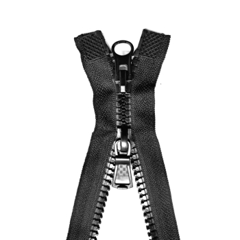 Buy Zwei Wege Reissverschluss teilbar 90cm 5mm N5 schwarz verstärkt. Picture 4