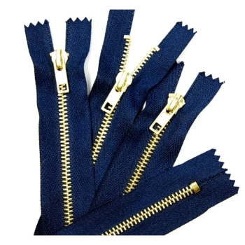 Buy Reißverschluss unteilbar kurz 9cm für Jenashose Jenasröcke Jeansjacken schwarz gold silber blau. Picture 3