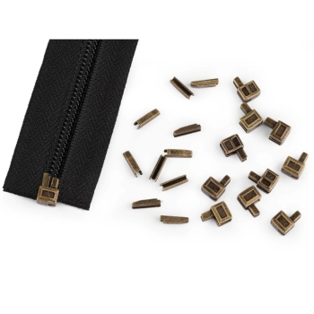 Kaufen Rei&szlig;verschluss Reparatur Set 5mm N5 Endst&uuml;cke Zipper . Bild 3