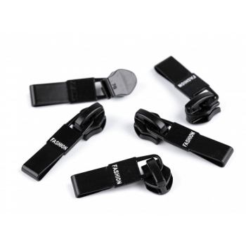 Kaufen Zipper Schieber 7mm N7 f&uuml;r wasserfeste wasserdichte Rei&szlig;verschl&uuml;sse schwarz stabil. Bild 4