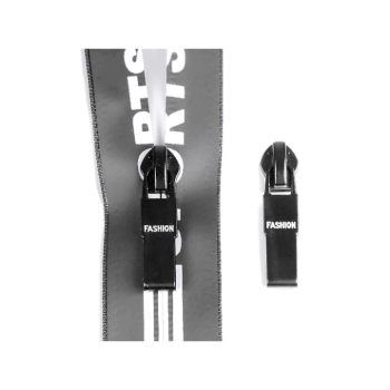 Kaufen Zipper Schieber 7mm N7 f&uuml;r wasserfeste wasserdichte Rei&szlig;verschl&uuml;sse schwarz stabil. Bild 5