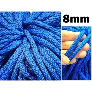 Kordel Schnur Seil Hoodieband 8mm blau