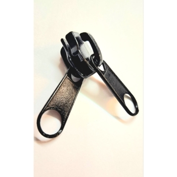 Kaufen Doppelzipper Ersatz Zipper Schieber 5mm N5 f&uuml;r Spiralrei&szlig;verschluss. Bild 3