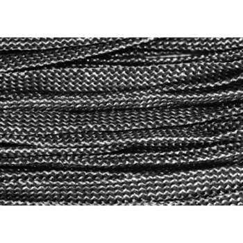 Kaufen Schuhb&auml;nder flach 8mm 100cm schwarz silber Schn&uuml;rsenkel Senkel. Bild 2