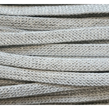 Kaufen Schuhb&auml;nder flach 8mm 100cm silber wei&szlig; Schn&uuml;rsenkel Senkel. Bild 2