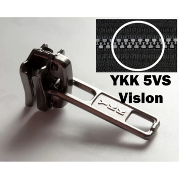 YKK Zipper Schieber 5mm  N 5VS VISLON Ersatz Zipper Reparatur Umtausch Kit