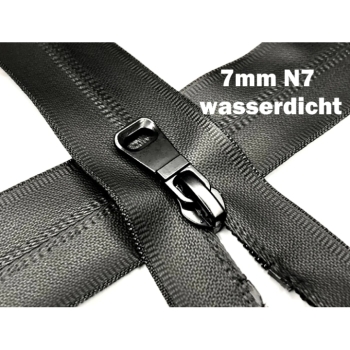1 St. Ersatz Zipper Schieber für Reißverschluss 7mm N7 wasserdicht