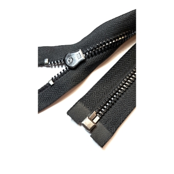 Kaufen Rei&szlig;verschluss teilbar 80cm 8mm Metallzahn schwarz. Bild 2