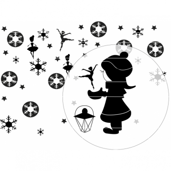 Kaufen Plotterdatei Winter Weihnachten SVG DXF sofort download. Bild 1