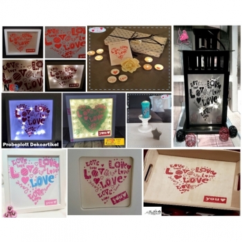 Kaufen Plottervorlage Plotterdatei Herz "Love you" SVG PNG JPG DXF Download Artikel. Bild 18