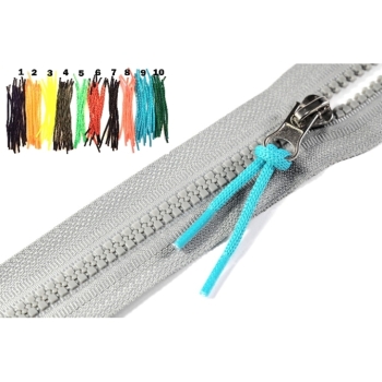 Zipper loop zipper puller type V 15 colors 
