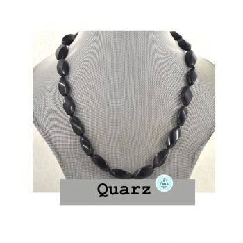 Necklace necklace chain quartz length 46cm black