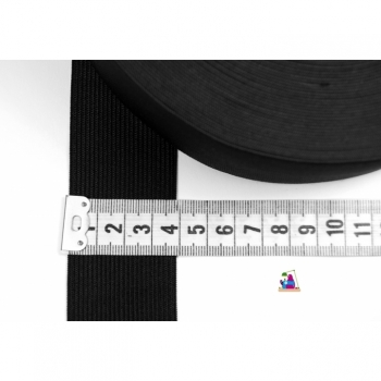 Kaufen Elastische Gummiband Breite 4cm Farbe schwarz. Bild 5