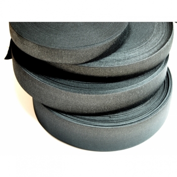 Buy Elastische Gummiband Breite 6cm Farbe schwarz. Picture 2