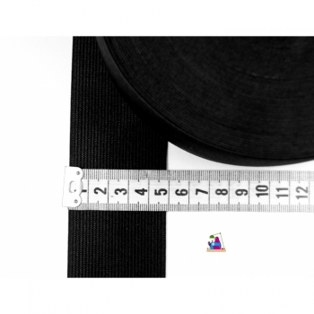 Buy Elastische Gummiband, Gummilitze, Farbe weiss oder schwarz, Breite 5cm. Picture 2