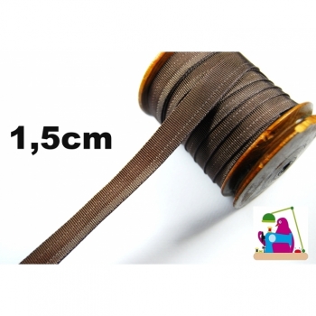 Buy Stoßband, Einfaßband Farbe schwarz braun  Breite ca.15 mm für Hosen, Röcke, Jacken, Reißverschlüsse. Picture 4