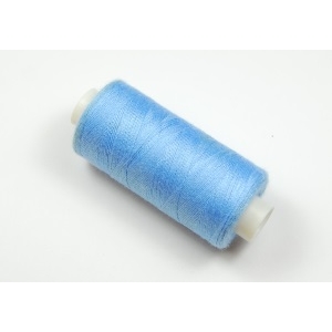 Buy Nähgarn Polyester 400 Yard 40/2 11 Farben von dunkelblau bis hellblau.. Picture 2