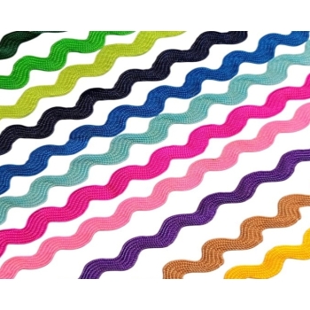 Zick Zack Litze Dekoband by the meter 15 colors on offer to decorate and spice up
