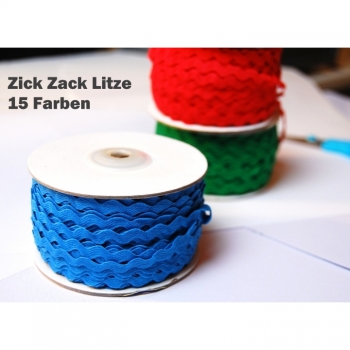 Buy Zackenlitze Wellenband 5mm für Schultüten Kissen verschönern dekorieren. Picture 8