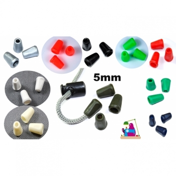 Cord stopper end pieces 5mm 