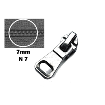  Zipper 7mm Schieber Ersatzzipper Nylon Reißverschluss reparieren