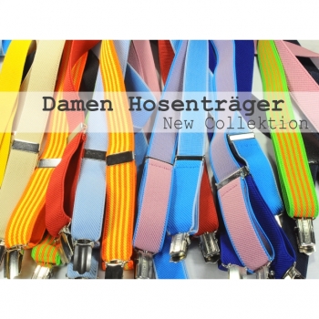 Buy Damen Hosenträger X Form verschiedene Farben Länge ca.105 cm, Breite ca. 2,5cm. Picture 8