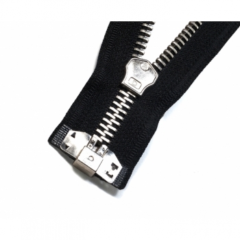 Kaufen 1St Zipper für Metall Reißverschluss 8mm Num.8 Typ 3 Umtausch oder Reparatur oxid. Bild 4