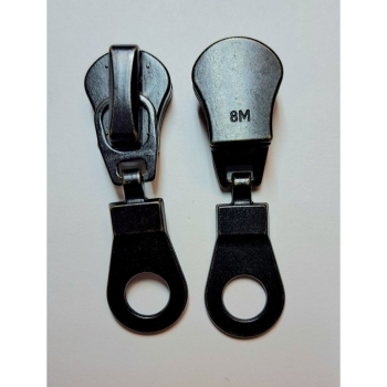 1pc Zipper for metal zipper 8mm Num.8 typ 1 exchange or repair oxid