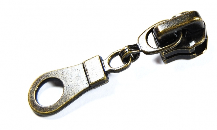 2 Modische Reißverschlussanhänger aus Metall Zipper Griffplatte Reparatur 