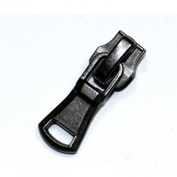 Kaufen Ersatz Zipper für Reißverschlüsse mit Metall Zahn 5mm, Num.5 antik oxid. Bild 6