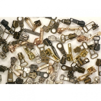 Buy Ersatz Zipper für Reißverschlüsse mit Metall Zahn 5mm, Num.5 antik oxid. Picture 9