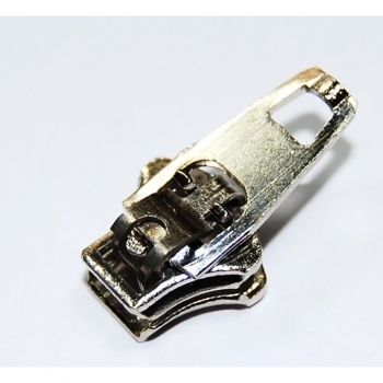 Buy Ersatz Zipper für Jeansreißverschluss Metall Num.4,5 in Silber oder Goldoptik. Picture 3
