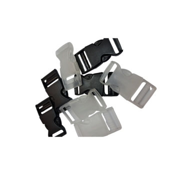Buy Steckschnalle 20mm schwarz weiß Plastik für Rucksack Tasche Steckschließe Kurzwaren Nähzubehör. Picture 5