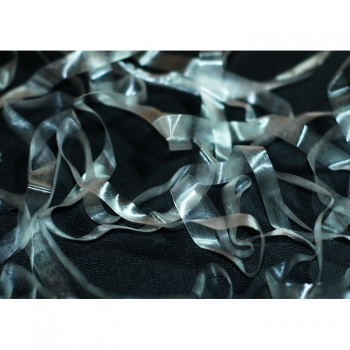 Kaufen Silikonband Silikonlitze Transparentband Framilon Band transparent 6mm für Raffungen und Kräuselungen BH Gummilitze silikon nähen. Bild 3