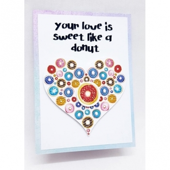 Buy Digi Stamps Clipart Sweet Donuts PNG JPG Scrapbooking Happy Birthday Einladungen für Druck. Picture 7