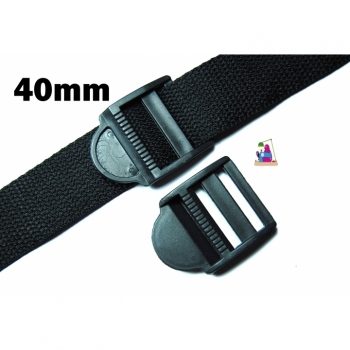 Belt adjuster 40mm black slider slider adjuster belt adjuster regulator for webbing 40mm bag sewing haberdashery for the bag