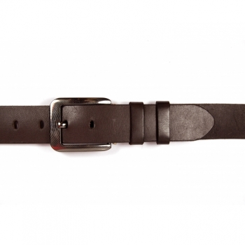 Men´s leather belt brown length 115cm width 4cm