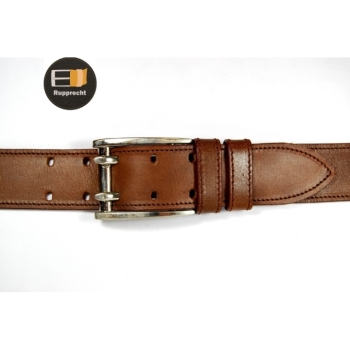leather belt for men brown Length 125cm Width 5cm vintage metal buckle, gift for him, birthday gift ideas