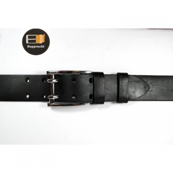 Kaufen Herren Ledergürtel Länge 119cm Breite 5cm schwarz klassisch. Bild 1