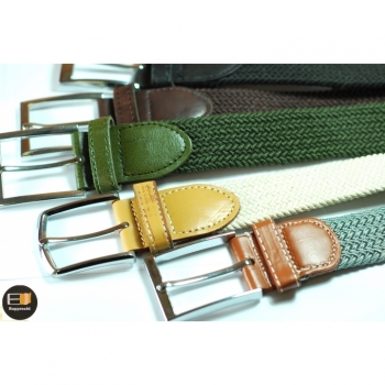 braided belt elastic belt for men or women length 110cm width 3,5cm khaki black grey brown vintage style belt for jeans, skinny belt, belt