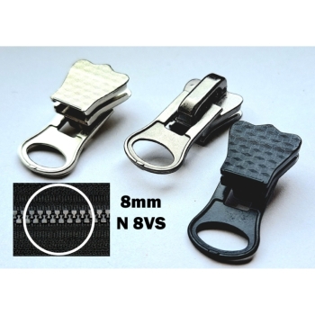 zipper slider zipper with plastic tooth 8mm 8VS repair exchange