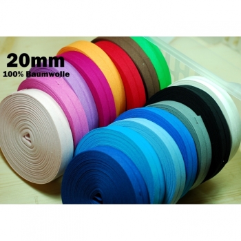 Piping tape 20mm cotton 13 colors on offer