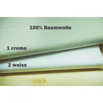 Buy Baumwolle Stoff weiss, reine baumwolle, baumwolle meterware, kochfest baumowlle, gesichtsmaske nähen, befehlsmaske, cotton fabrics, cotton. Picture 1